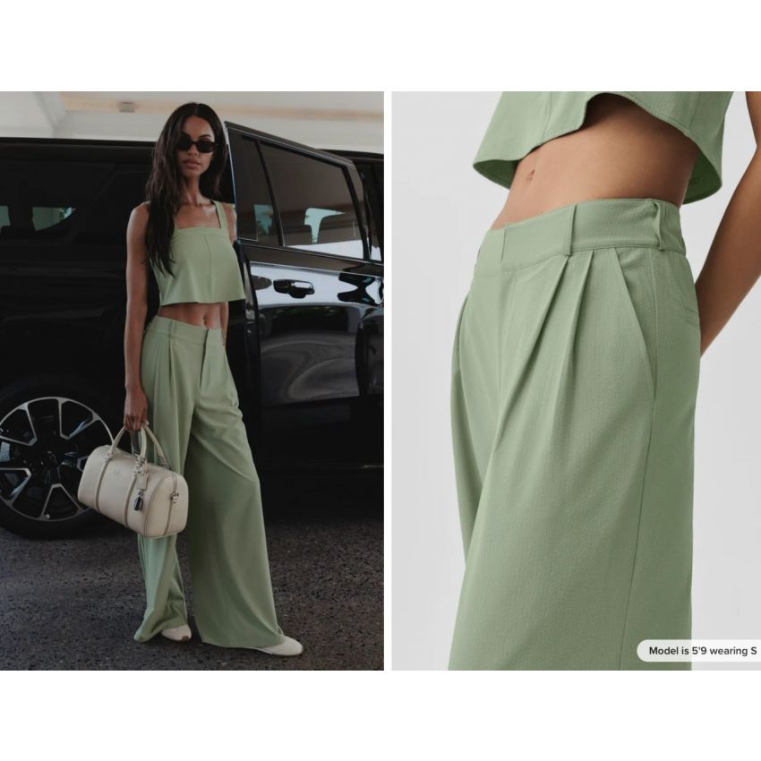 High-Waist Dreamscape Trouser
