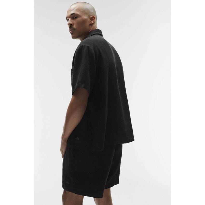 Linen Days Short Sleeve Button Up