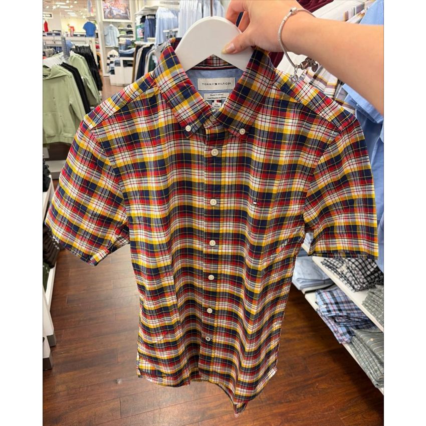 Camisa social manga curta REGULAR fit stretch cotton