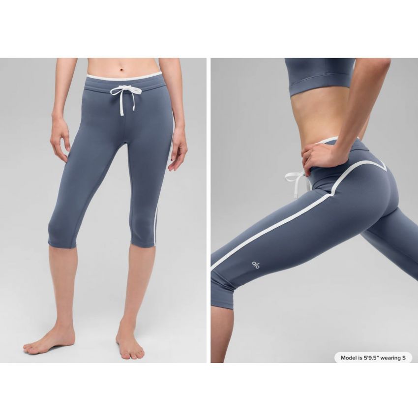 Airbrush High-Waist Race Pace Capri