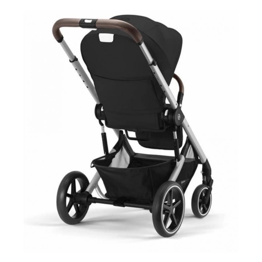 CYBEX - BALIOS S LUX 2 STROLLER, SILVER FRAME/MOON BLACK