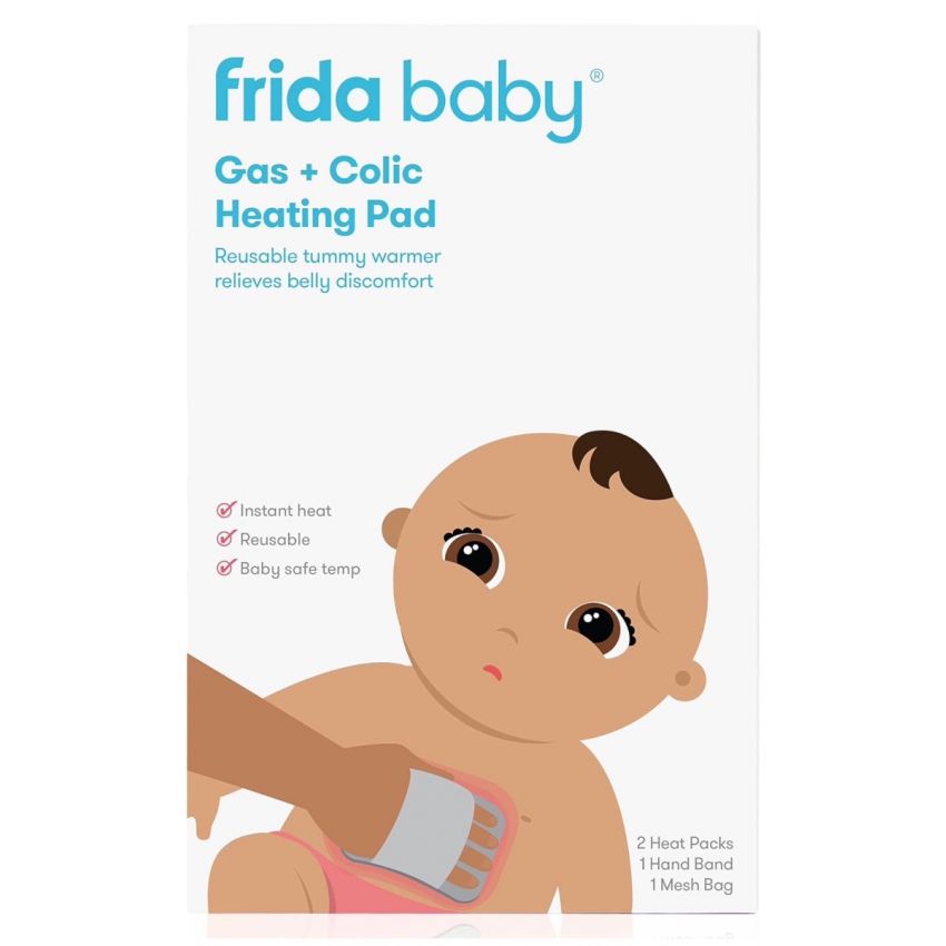 Frida Baby Gas + Colic Heating Pad for Natural Belly Relief |Instant Tummy Warmer 