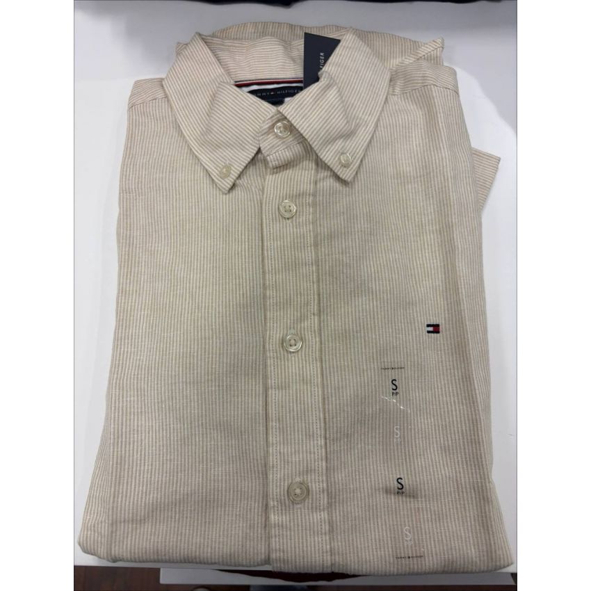 Camisa regular fit stretch manga longa