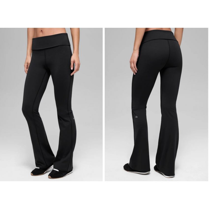 ALO Softsculpt Foldover Flare Legging (Regular)