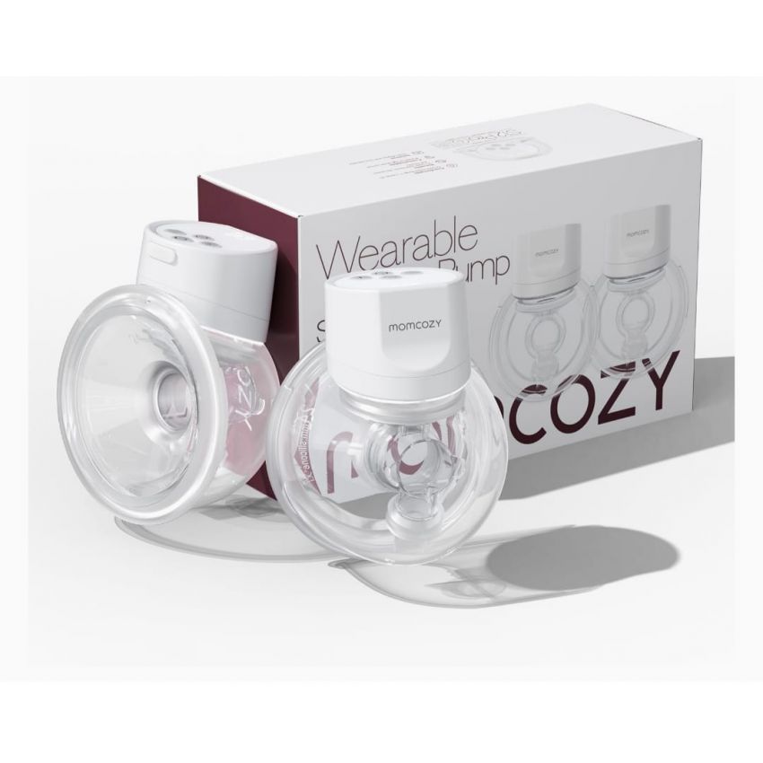 Momcozy Breast Pump S12 Pro Hands-Free, Wearable & Wireless Pump with Soft Double-Sealed Flange