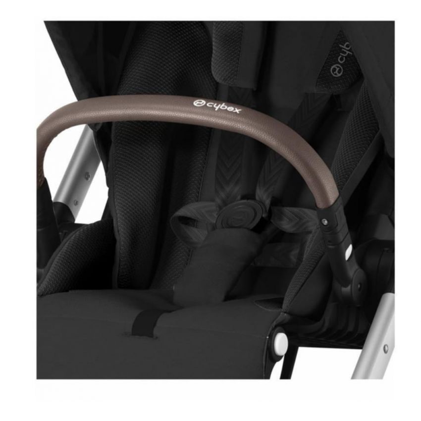 CYBEX - BALIOS S LUX 2 STROLLER, SILVER FRAME/MOON BLACK