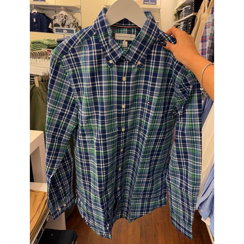 Camisa social manga longa REGULAR fit linho e algodão