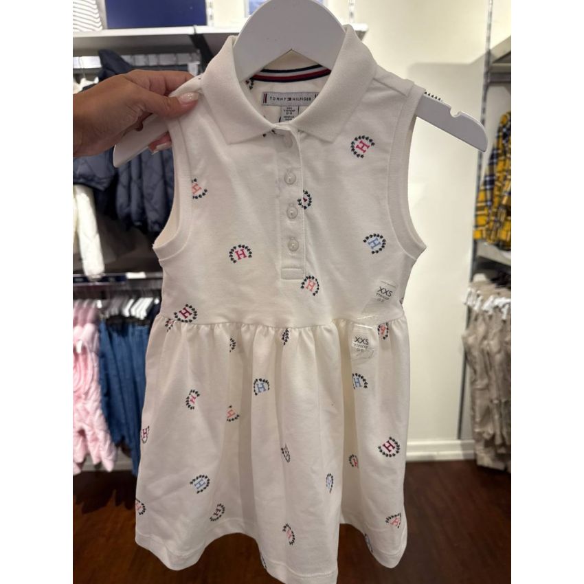 vestido polo sem manga