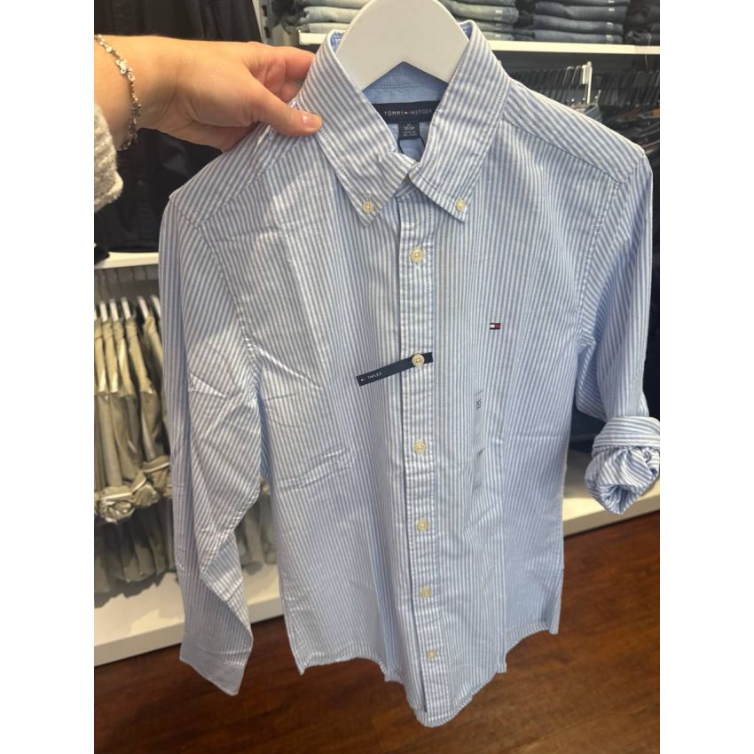 Camisa social manga longa REGULAR fit Oxford stretch cotton