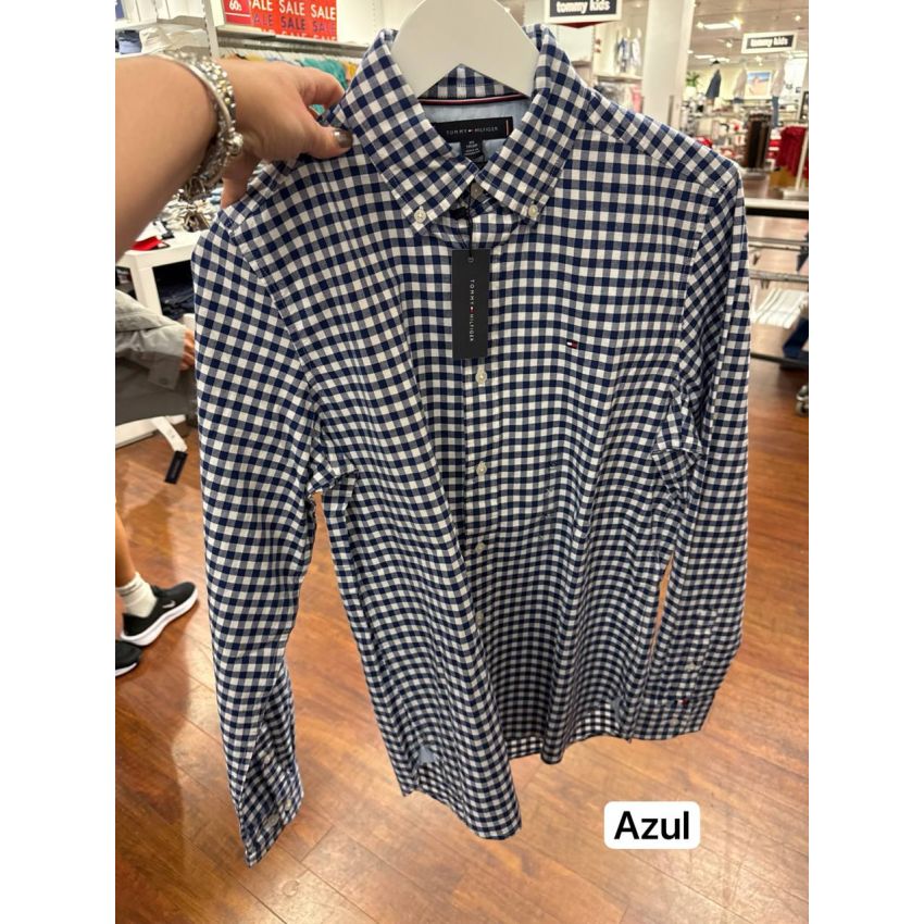 Camisa social manga longa REGULAR fit Oxford stretch cotton