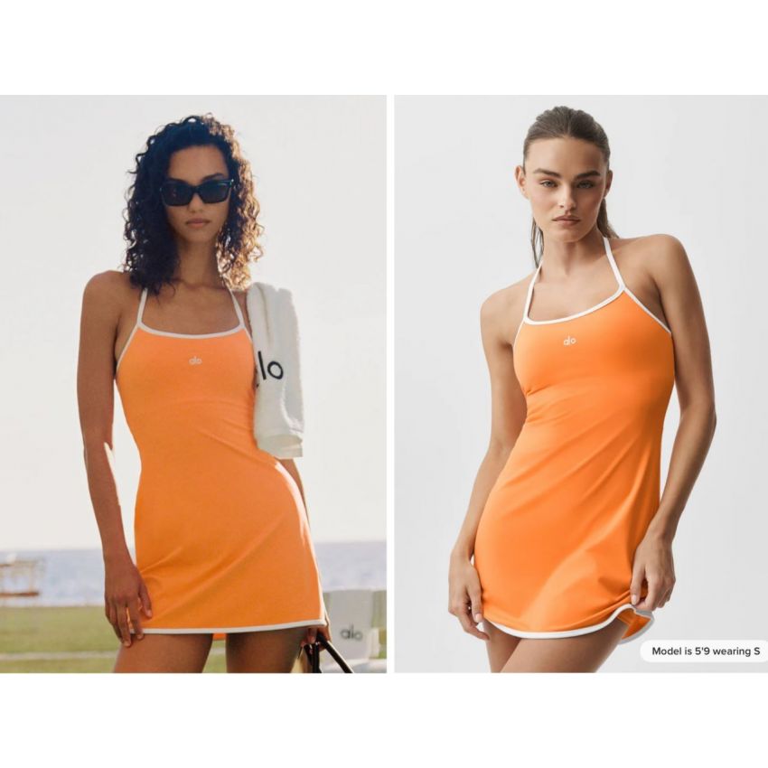 ALO Softsculpt Halter Tennis Dress