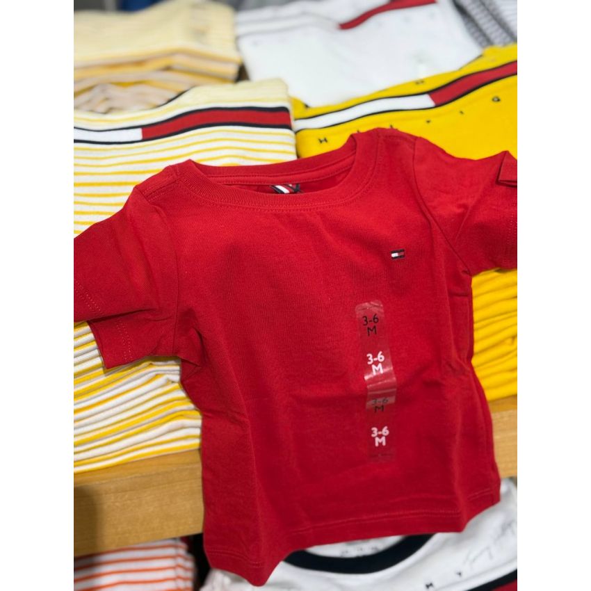 CAMISETA MANGA CURTA DE ALGODÃO cor única