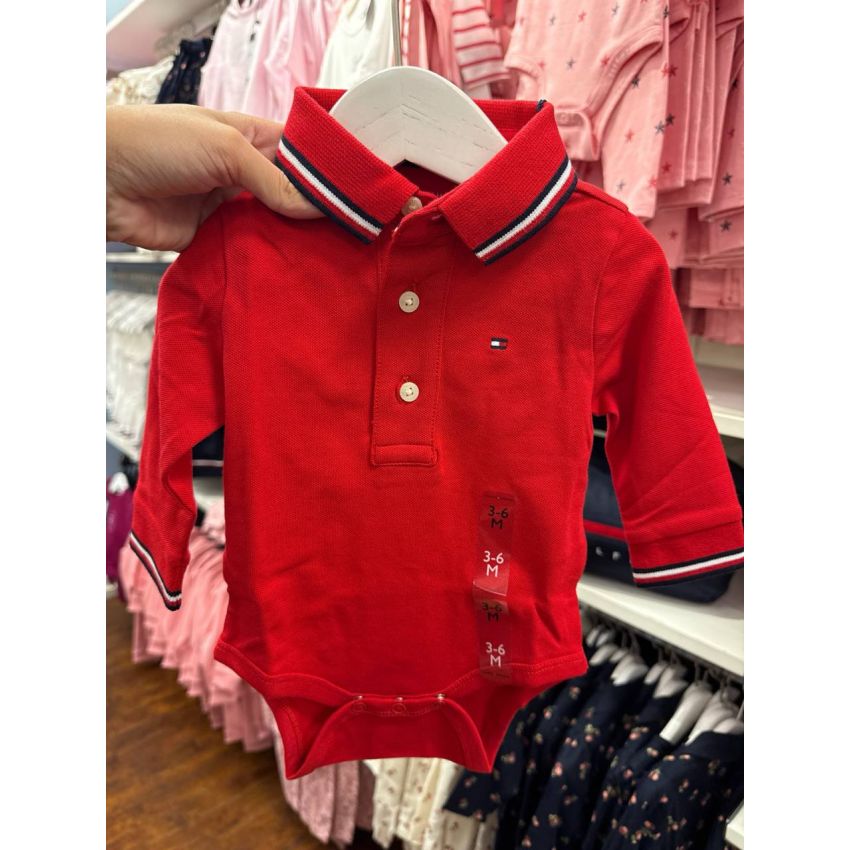 BODY POLO MANGA LONGA