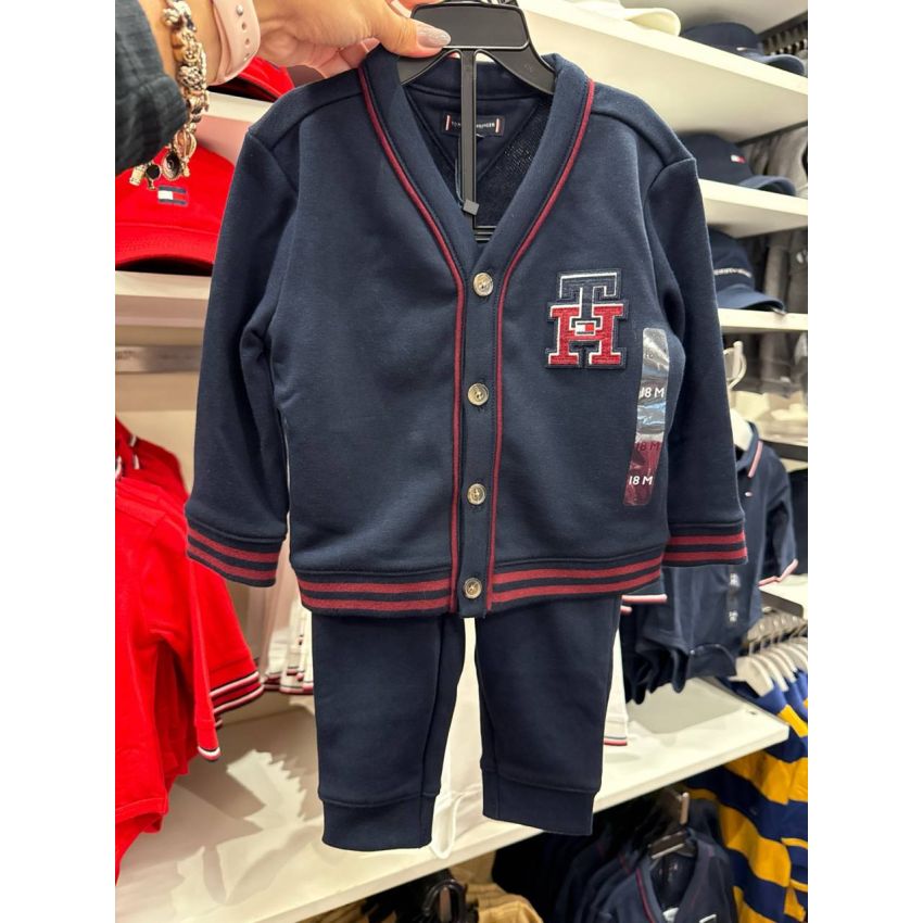 Conjunto casaco e calça sem fleece