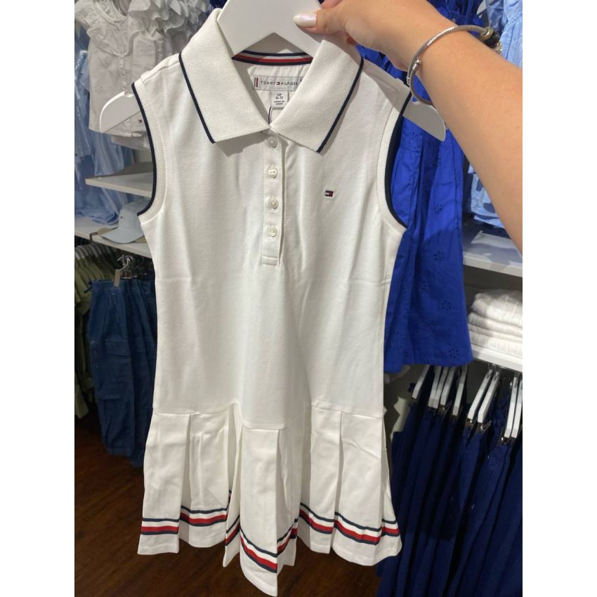 vestido polo sem manga