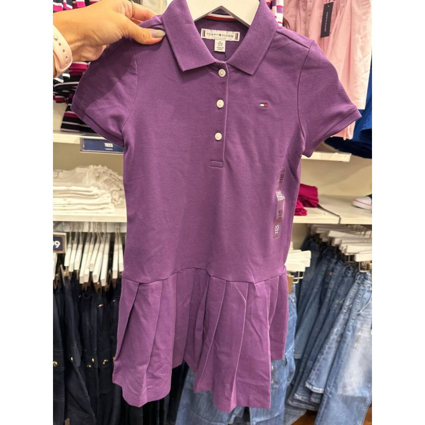 vestido polo com manga