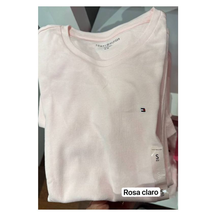 BLUSA BÁSICA DECOTE U MANGA CURTA