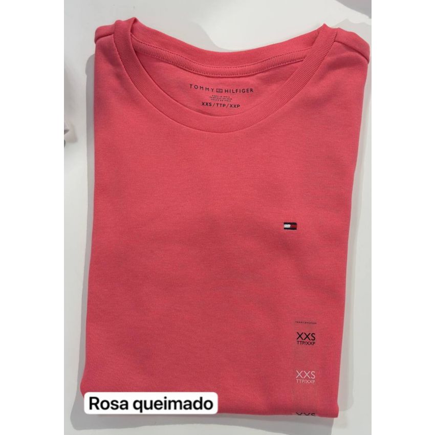 BLUSA BÁSICA DECOTE U MANGA CURTA