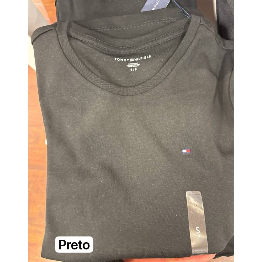 BLUSA BÁSICA DECOTE U MANGA CURTA