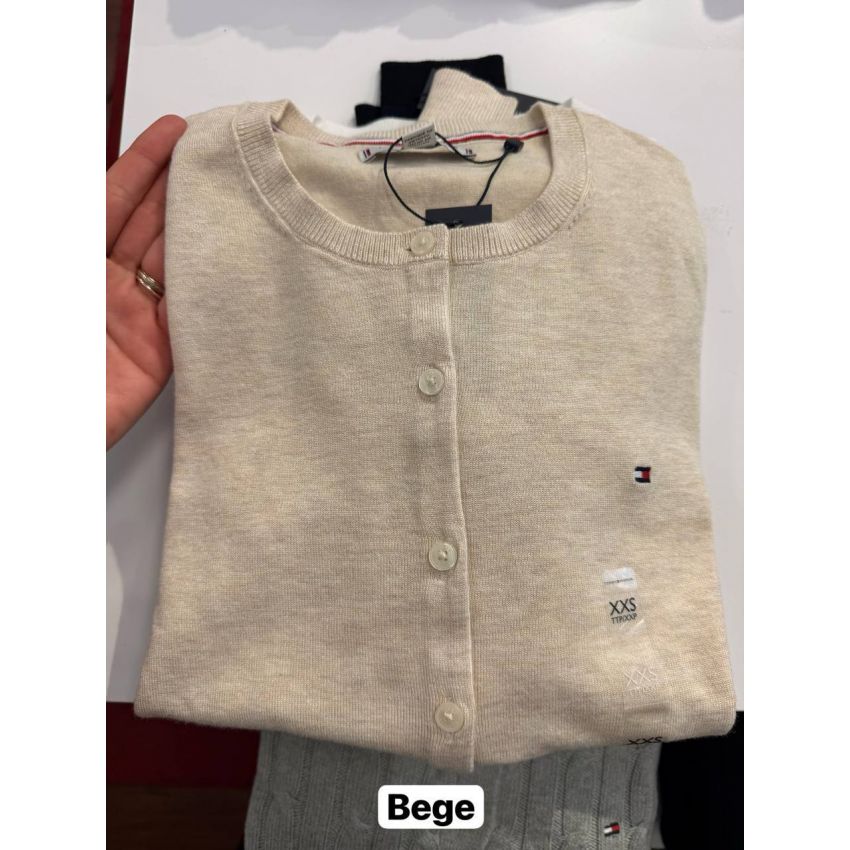 Cardigan linha manga longa