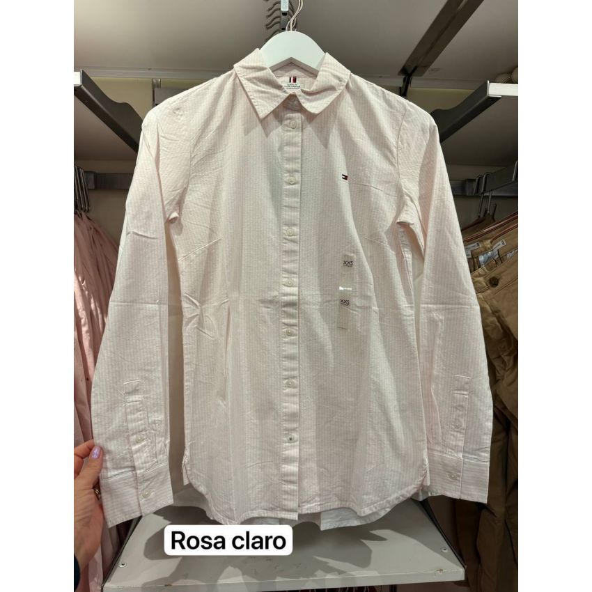 FEMININO Camisa Classic Fit Manga Longa