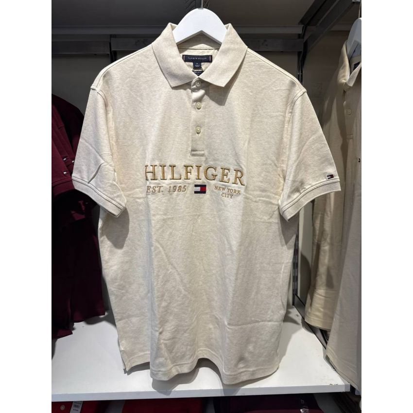 Polo Regular Fit Cotton Smooth bordada