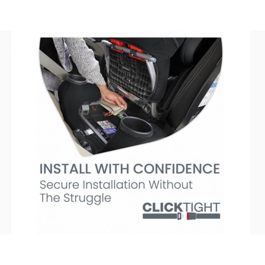BRITAX - ONE4LIFE CLICKTIGHT ALL-IN-ONE CAR SEAT, COOL FLOW CARBON