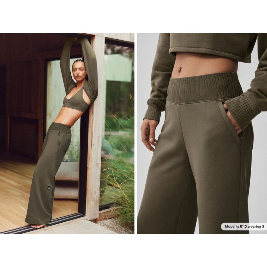Semi-Sheer Delicate Lounge Flare Pant (Long)