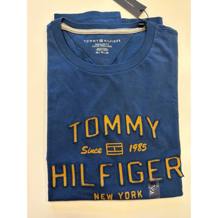 Camiseta Regular Fit Gola com bordado