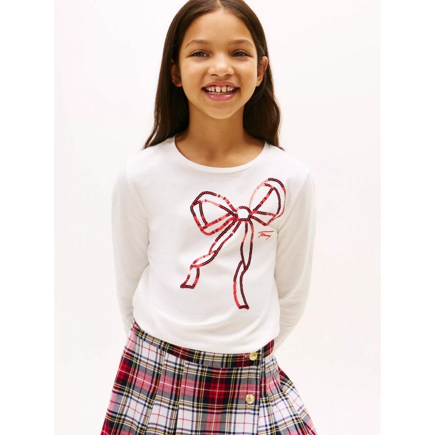 Kids' Shimmer Bow T-Shirt