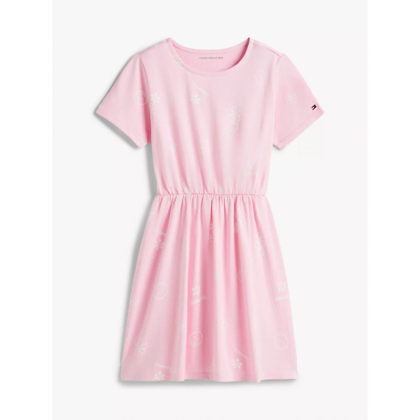 Kids' Spring Graphic T-Shirt Dress