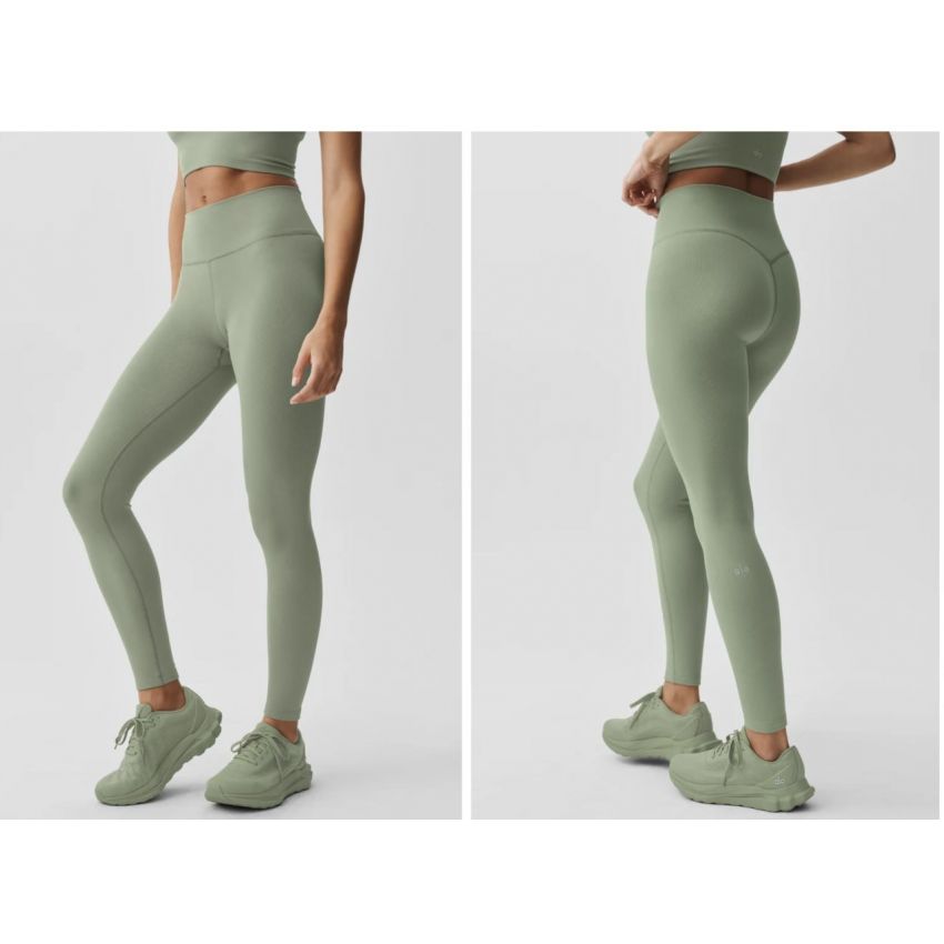 Seamless Modal Ribbed High-Waist 7/8 Legging