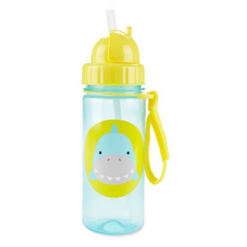 Skip Hop ZOO Straw Bottle - 13 Oz - Shark 