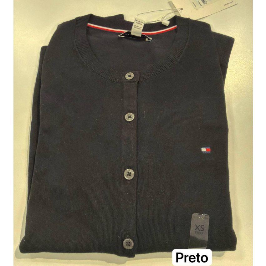 cardigan linha manga longa