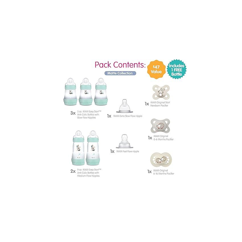 MAM Matte Essentials Gift Set, 10-Piece
