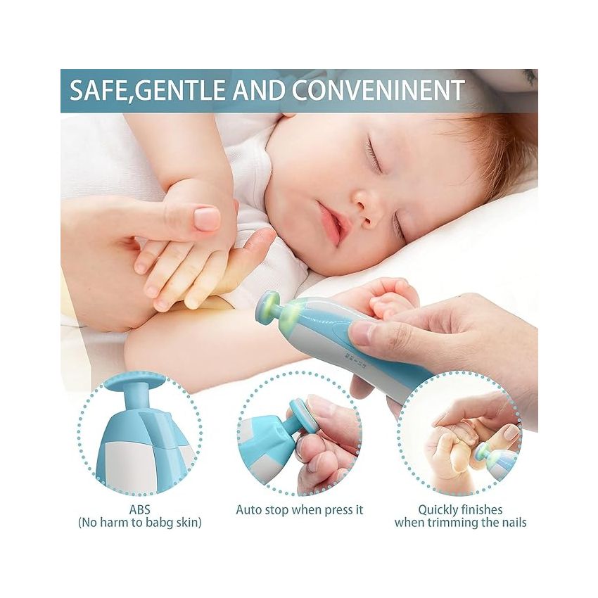 Baby Nail File Electric Nail Trimmer File Manicure Set