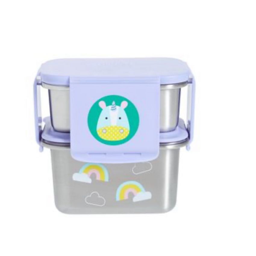 Skip Hop Zoo Unicorn Stainless Steel Lunch Kit in Multicolor