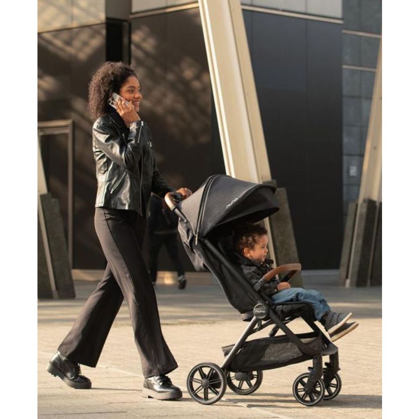 NUNA - TRVL LX STROLLER WITH TRAVEL BAG CAVIAR