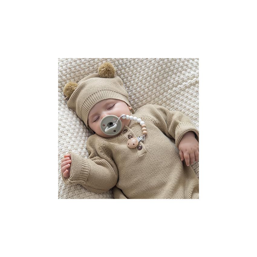 Silicone Pacifier Clips Holders Paci Binky Clips for Baby Boys and Girls