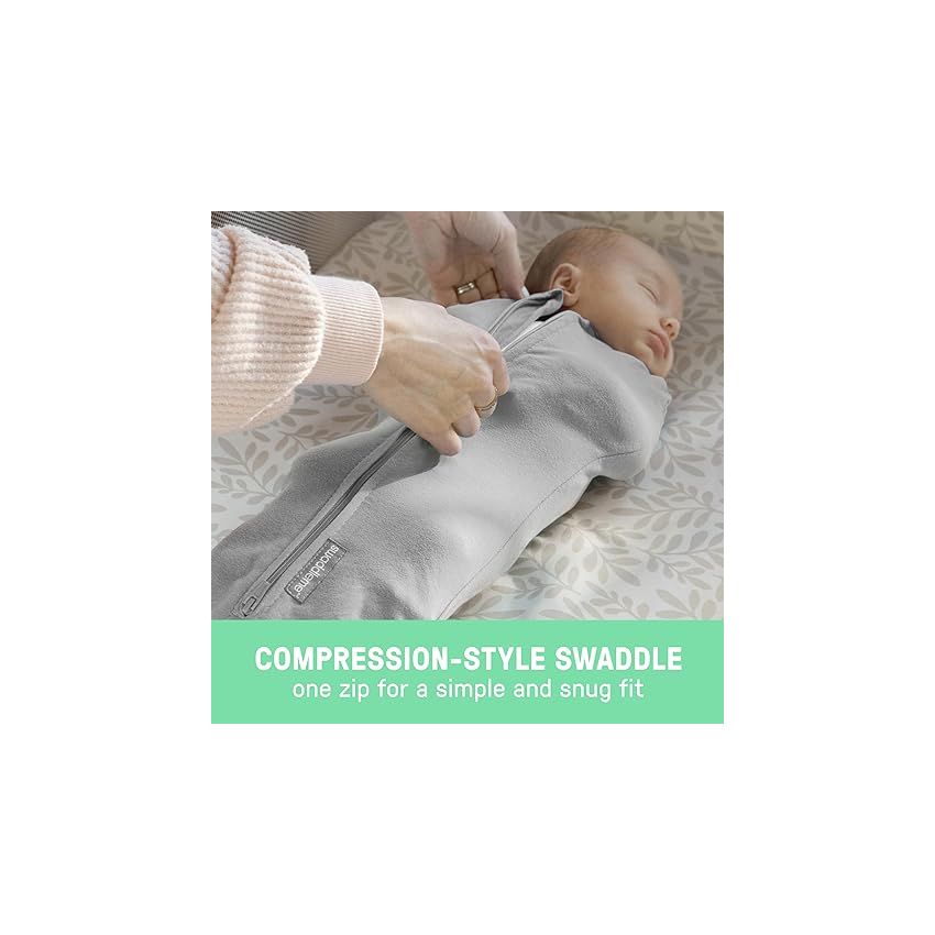 SwaddleMe by Ingenuity Pod, 0-2 Months, 1-Pack - Scribble Elephant