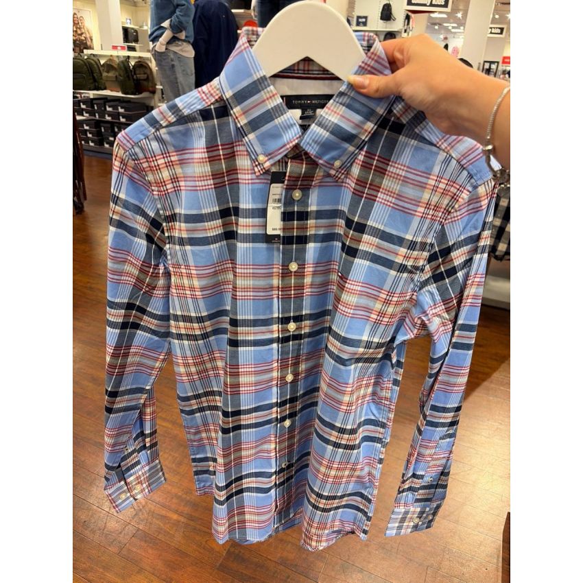 Camisa social manga longa REGULAR fit linho e algodão