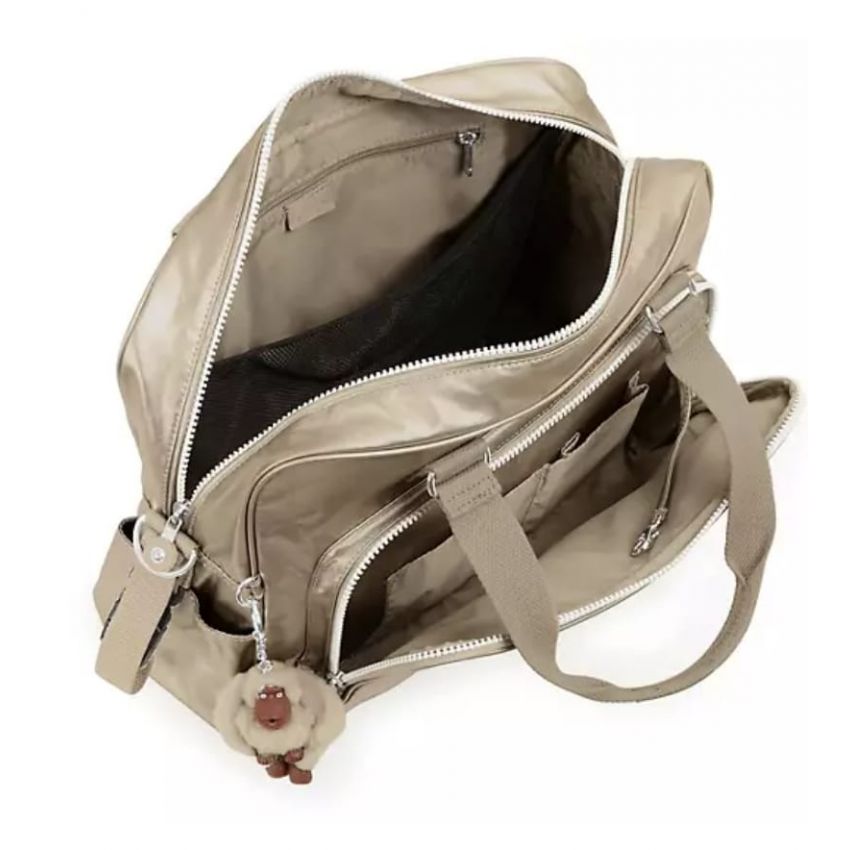 Alanna, Metallic Diaper Bag, Color Artisanal K Embossed