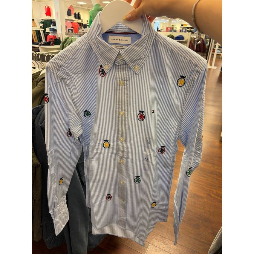 Camisa social manga longa REGULAR fit stretch oxford
