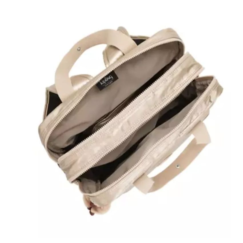 Kipling Audrie, Metallic Diaper Backpack, ColorStarry Gold Metallic
