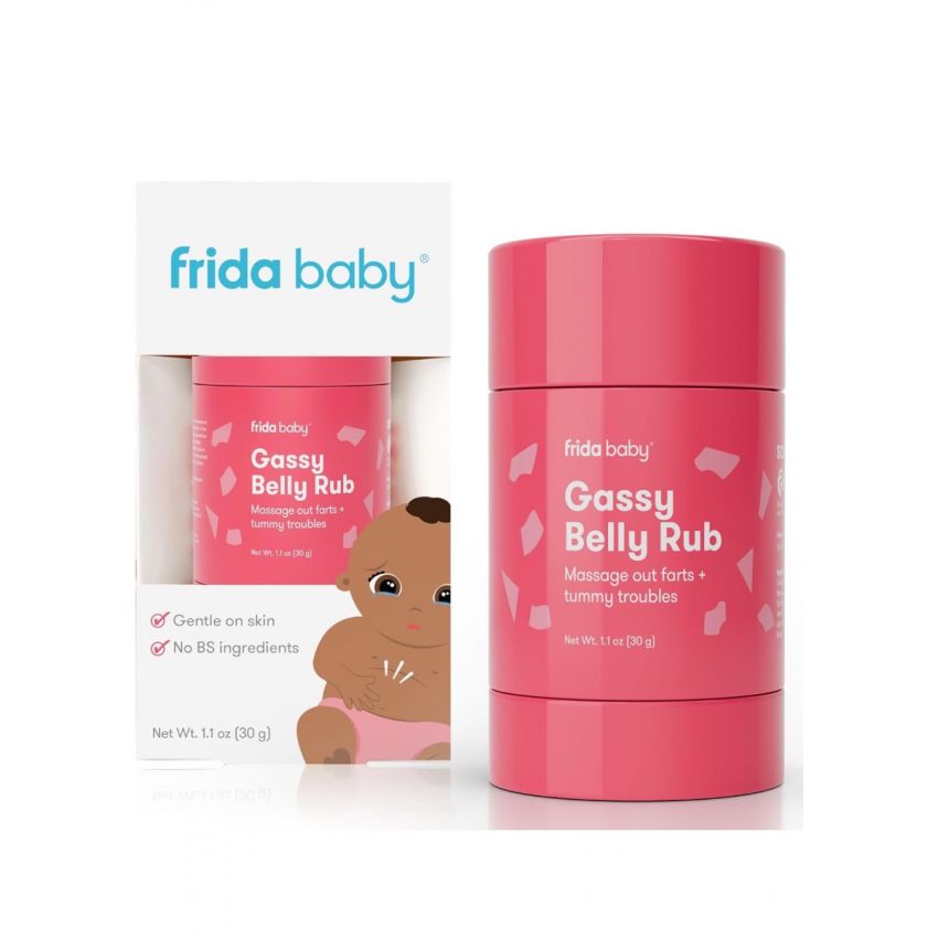 Frida Baby Gassy Belly Rub | Infant Gas Relief | Baby Gas Relief Rub for Belly Massages Made with Natural Oils