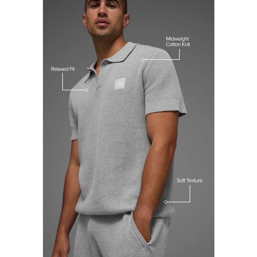 Sports Club Sweater Knit Polo