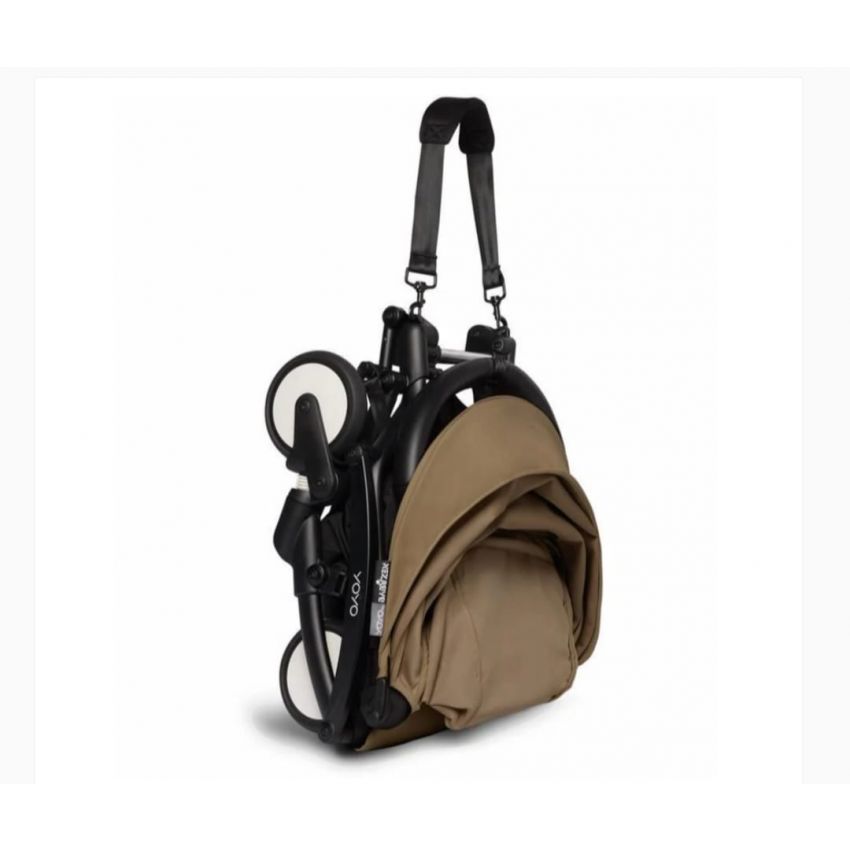 YOYO 2 BABYZEN STROLLER & COLOR PACK 6M COMBO, BLACK FRAME/TOFFEE