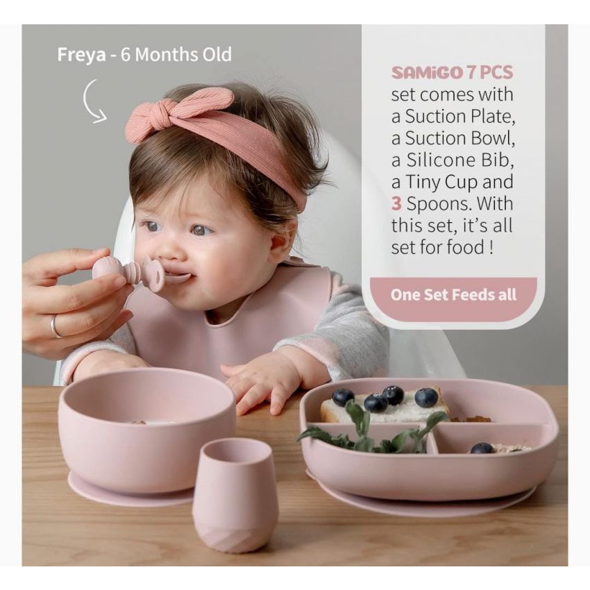 Silicone Baby Feeding Set, Baby Led Weaning Supplies