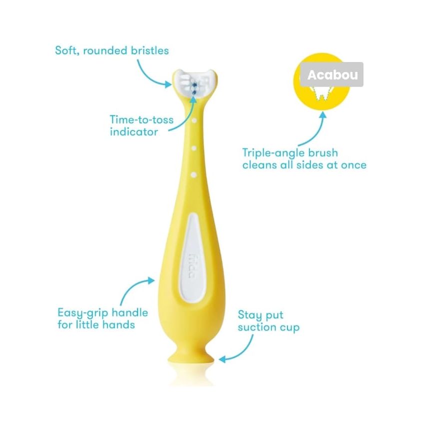 4.6 4.6 out of 5 stars 8,974 Frida Baby Triple-Angle Toothhugger Training Toddler Toothbrush | Toddler Toothbrush 2 Years