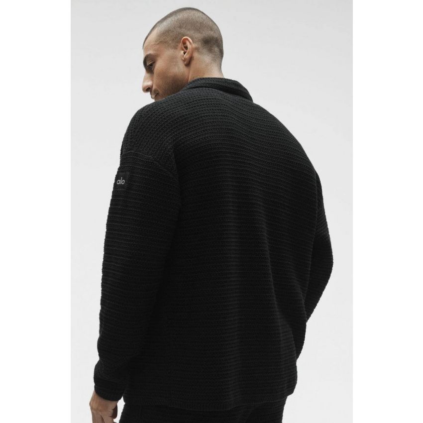 Shift Knit Button Up Long Sleeve